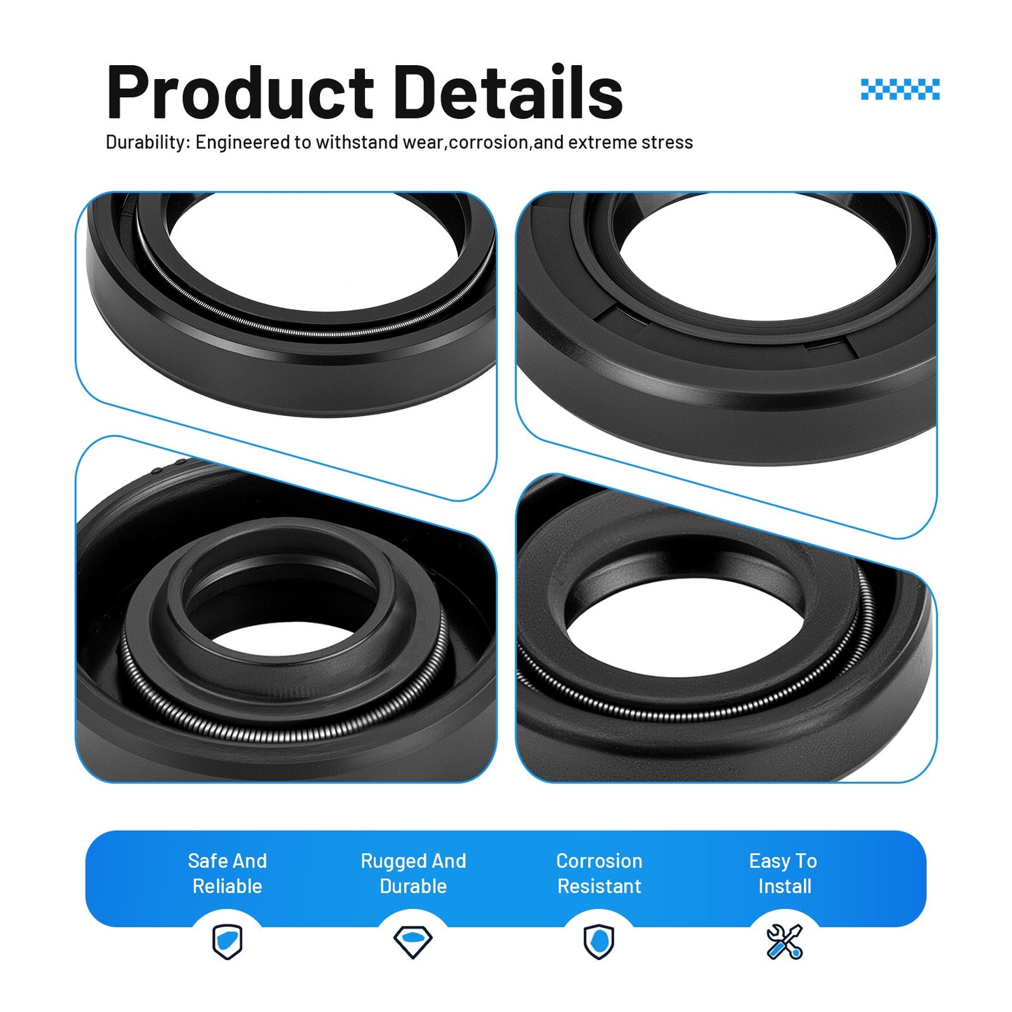 Complete Gasket Kit with Oil Seal for Yamaha YZ125 (1998–2004)