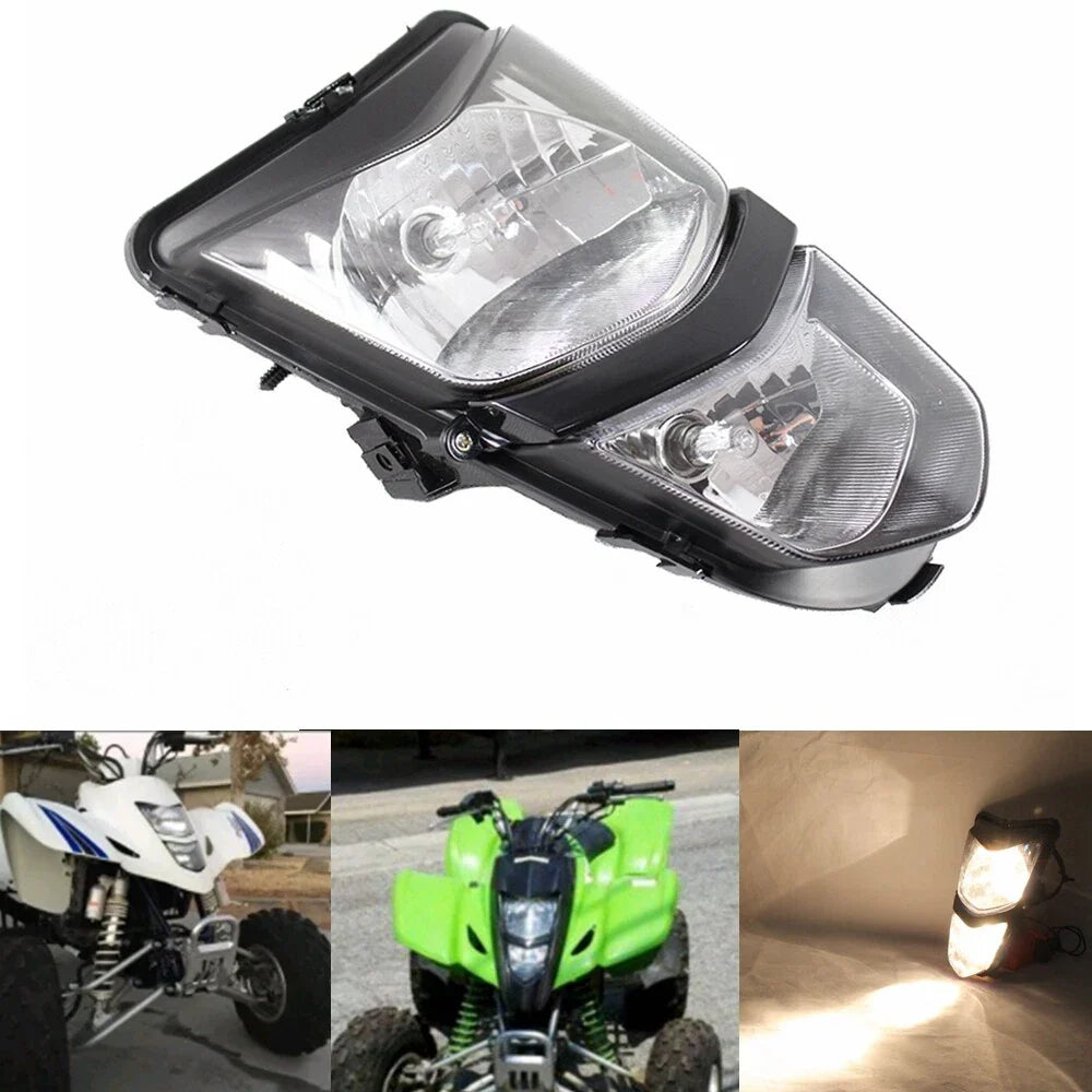 Front Headlight Lamp for Suzuki Quadsport Z400, Kawasaki KFX400 (2003-2008)