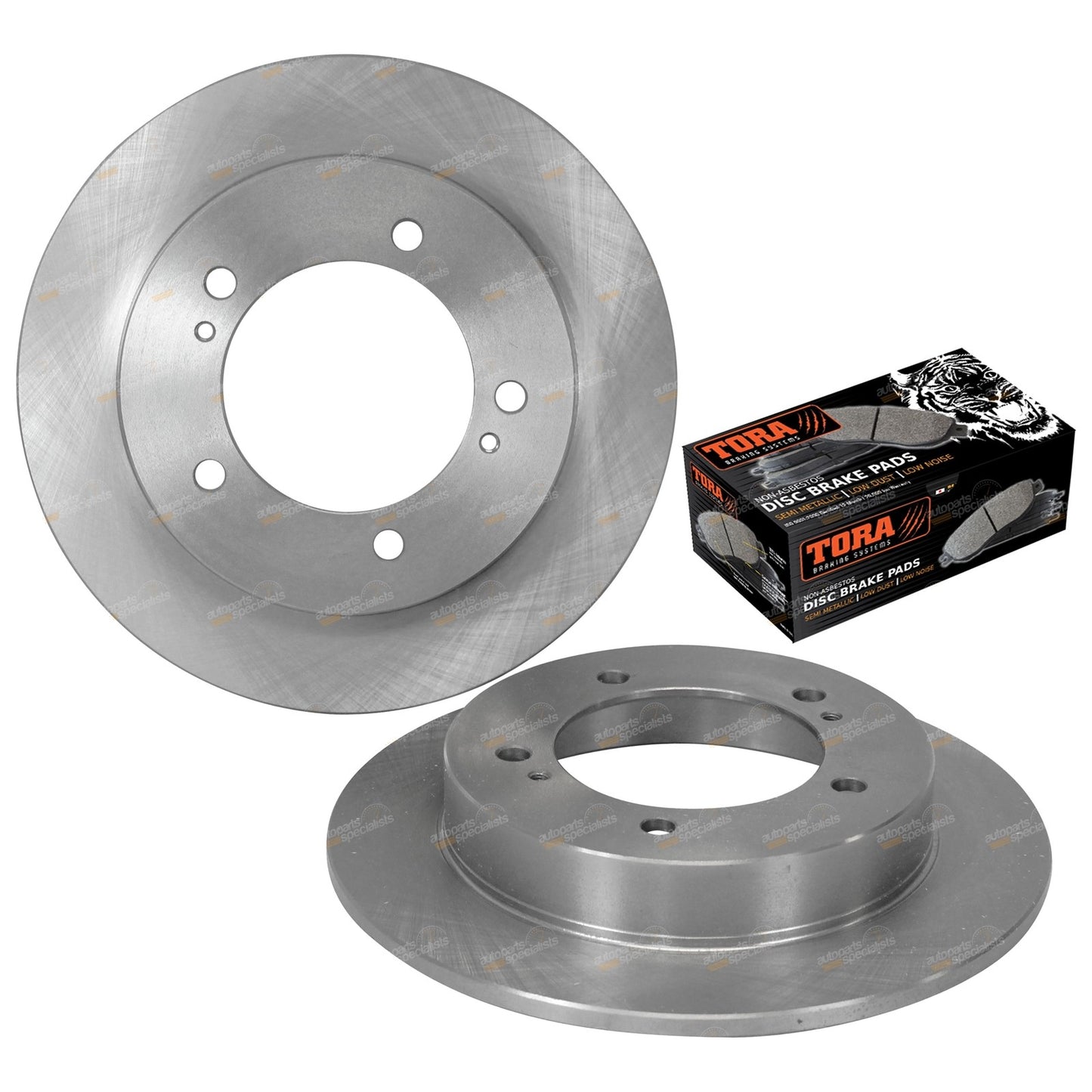 2 Front Disc Rotors + Brake Pads for Sierra SJ80 (1996–1998) 4X4