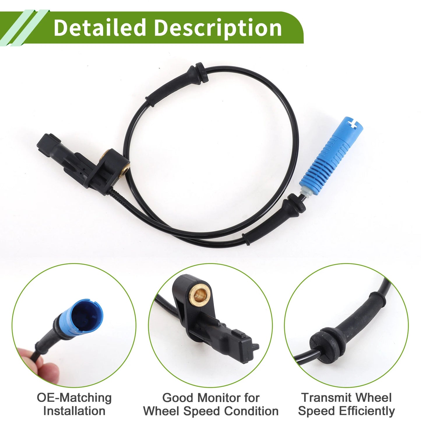 ABS Wheel Speed Sensor for BMW Z3 (1996–2002) No. 34526752690/AB0155/025623432410