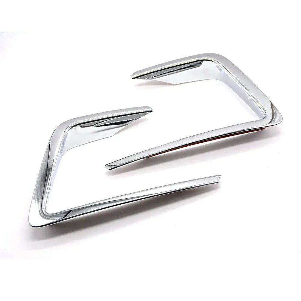 Chrome Front Fog Light Lamp Covers for Ford Expedition (2018-2021)