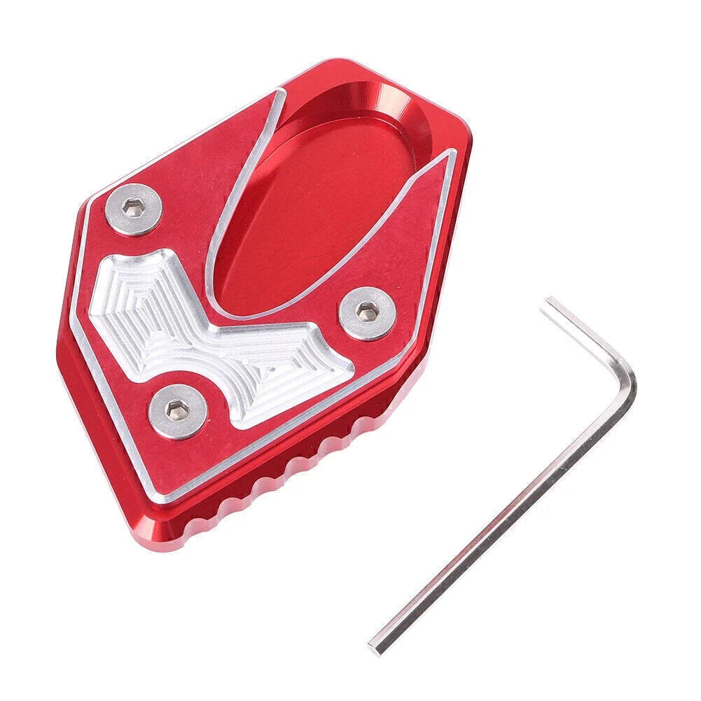 Aluminum Kickstand Side Stand Pad for Suzuki GSX250R (2017-2018) Red