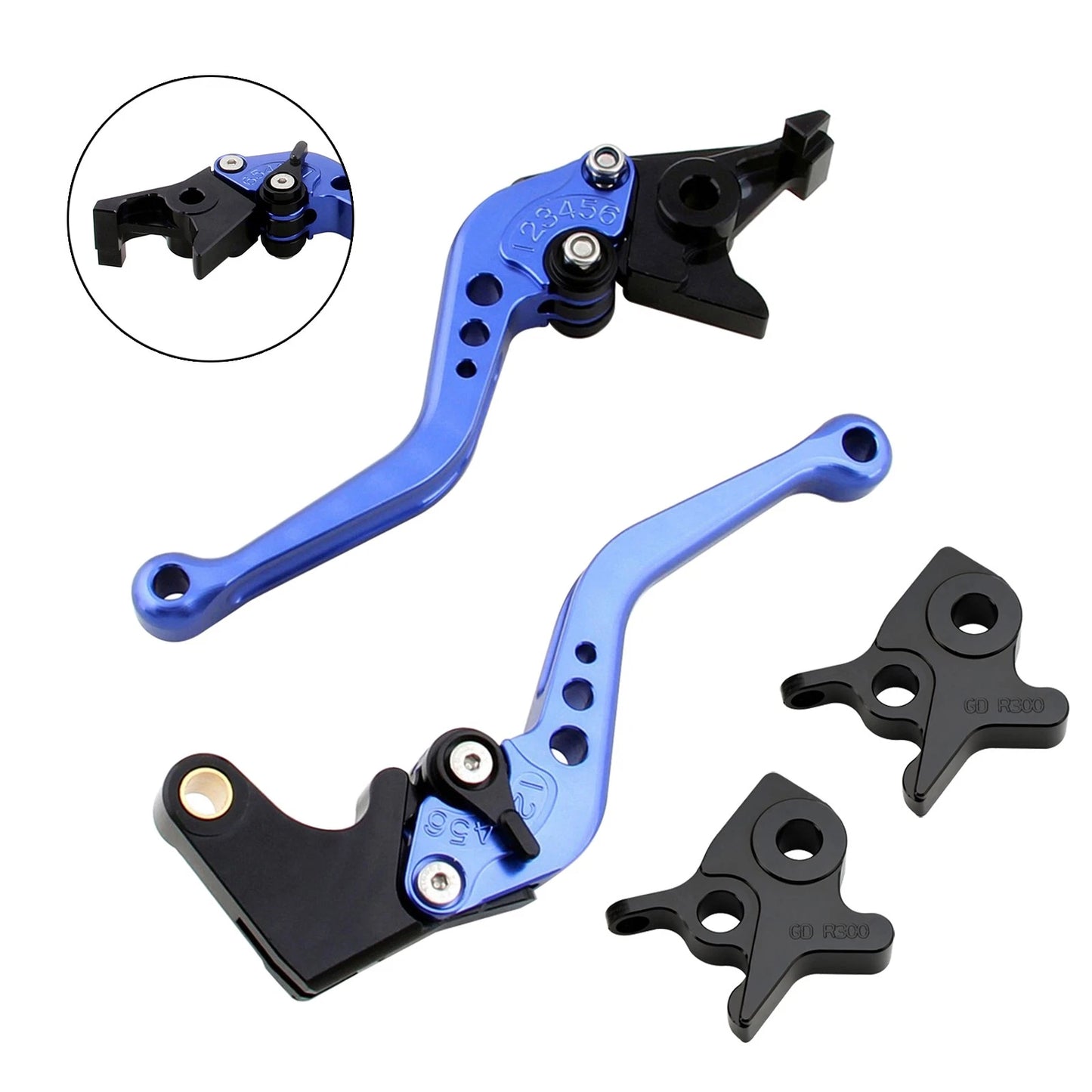 Brake Clutch Levers for Kawasaki ZX-6, ZZR600, ZR750, ZX9R (All Years)
