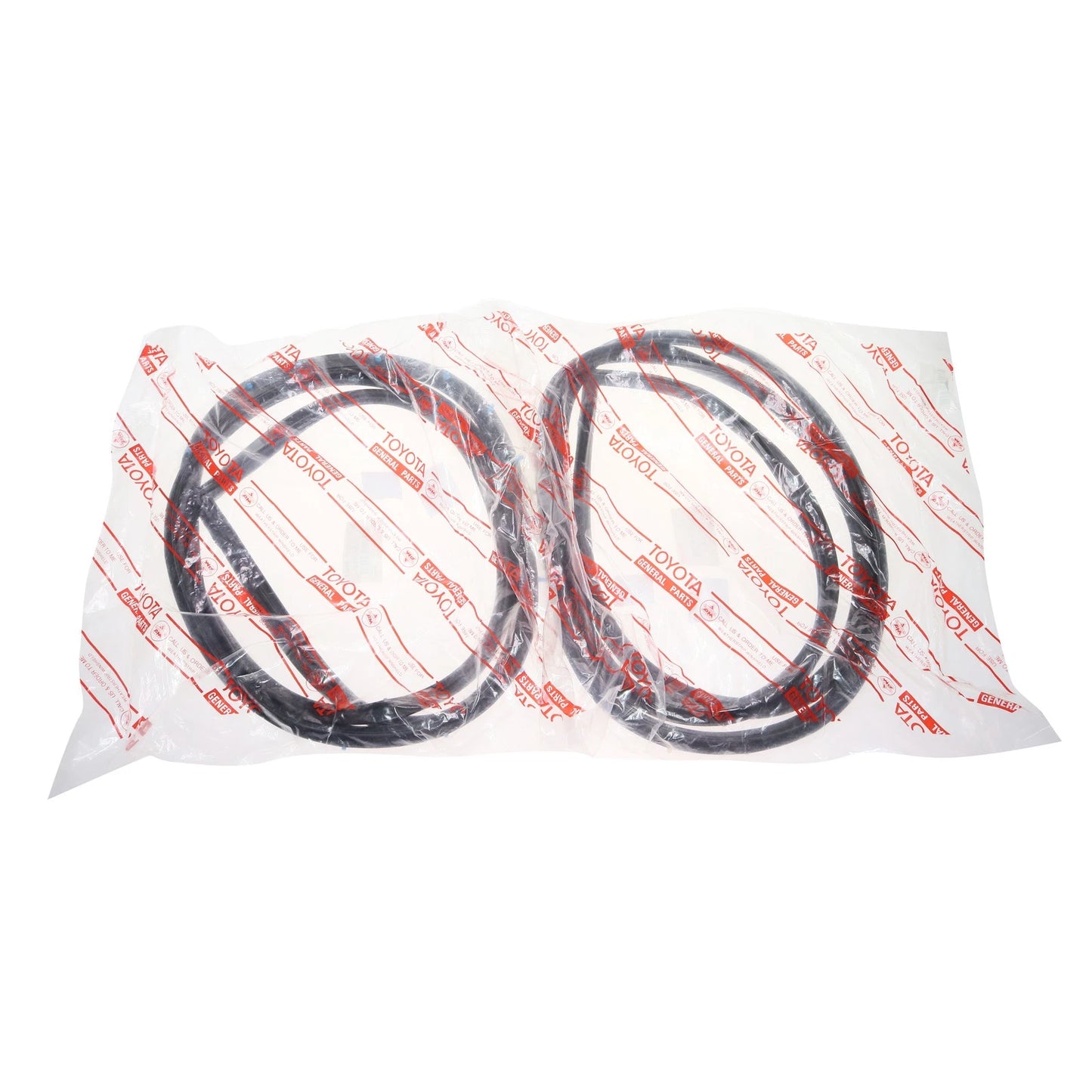 Set of 4 Rear Door Weatherstrip Rubber Seals for Toyota Crown (S60–S65)