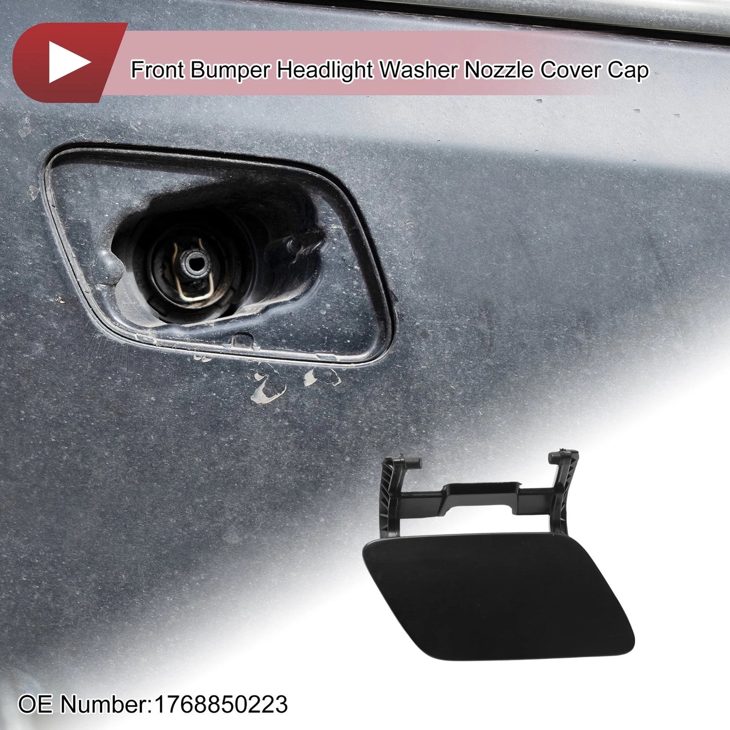 Front Right Bumper Trim Nozzle Cover No. 1768850223 for Mercedes-Benz W176 (2013–2018)