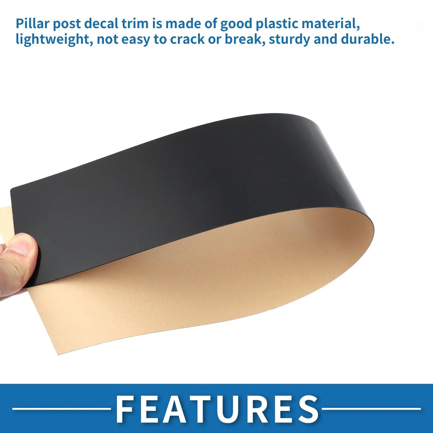 8 Pcs Door Pillar Window Trim for BMW X5 (1999-2006)