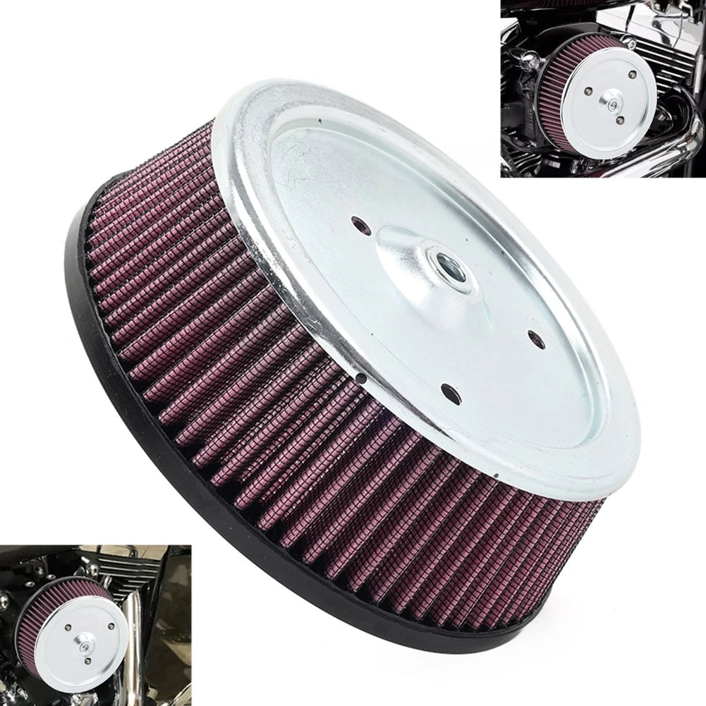 Red Air Cleaner Filter Intake for Harley Touring Softail XL883 1200 Dyna (1999–2007)