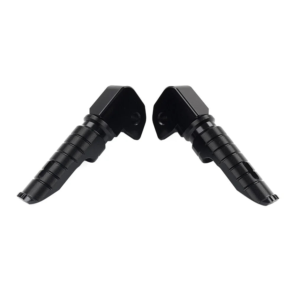Black Rear Footrests Passenger Pegs for Honda Forza 750 (2021-2023)