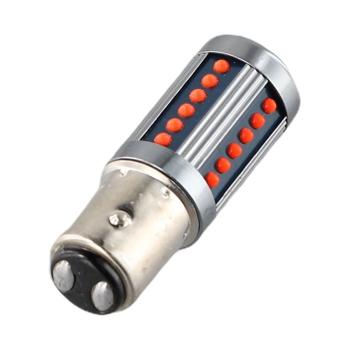 0.23A / 2x 1157 LED Light Bulb Aluminum Brake Light COB DC/AC 12V-24V for Car