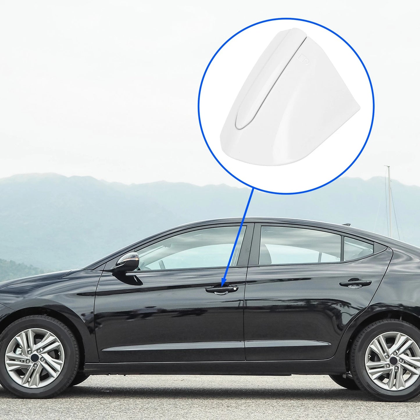 Front Left Door Handle Protector for Ford Mondeo Edge Taurus (2013–2020)