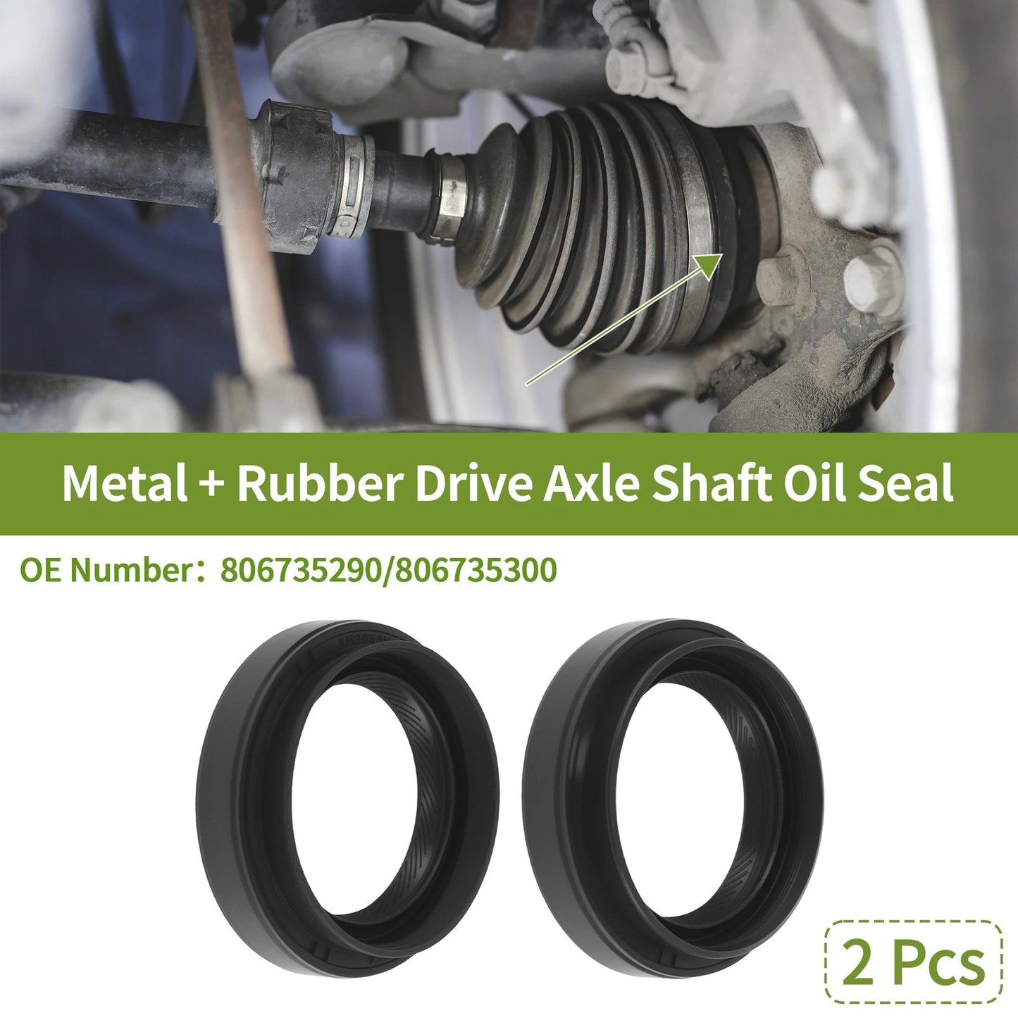 Drive Axle Shaft Oil Seal Front for Subaru Impreza (2005–2014) No. 806735290
