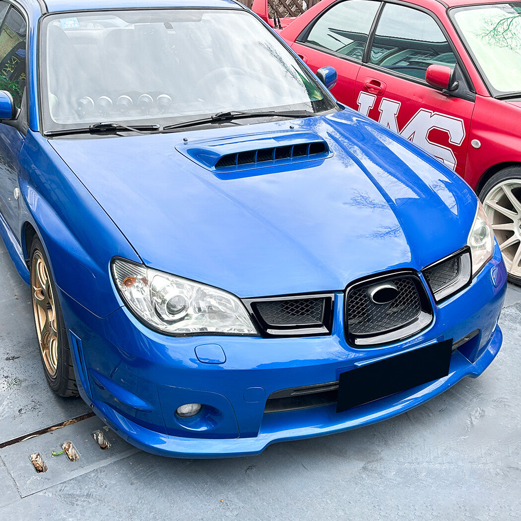 Gloss Black Front Bumper Grille for Subaru Impreza WRX STI (2006–2007)