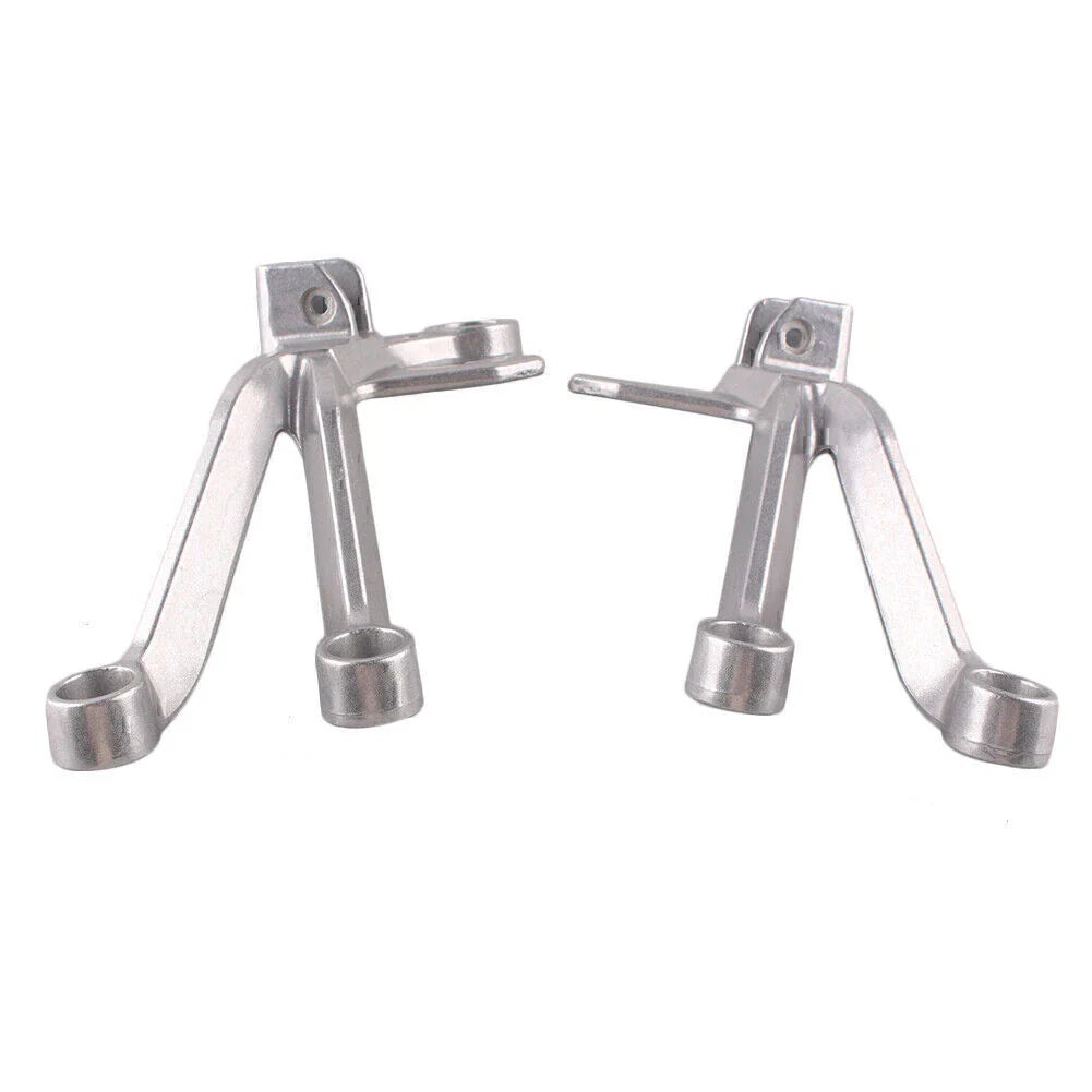 Passenger Rear Footpegs Footrests Brackets for Suzuki GSXR1000 (2003-2004)