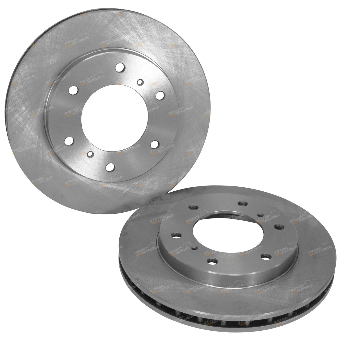 Front Disc Brake Rotors for Mitsubishi Pajero NM NP NS Pair (2000 - 2009)