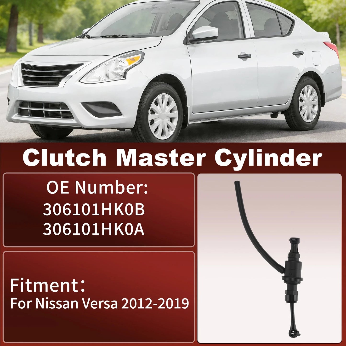 Clutch Master Cylinder for Nissan Versa (2012–2019) 306101HK0B/306101HK0A