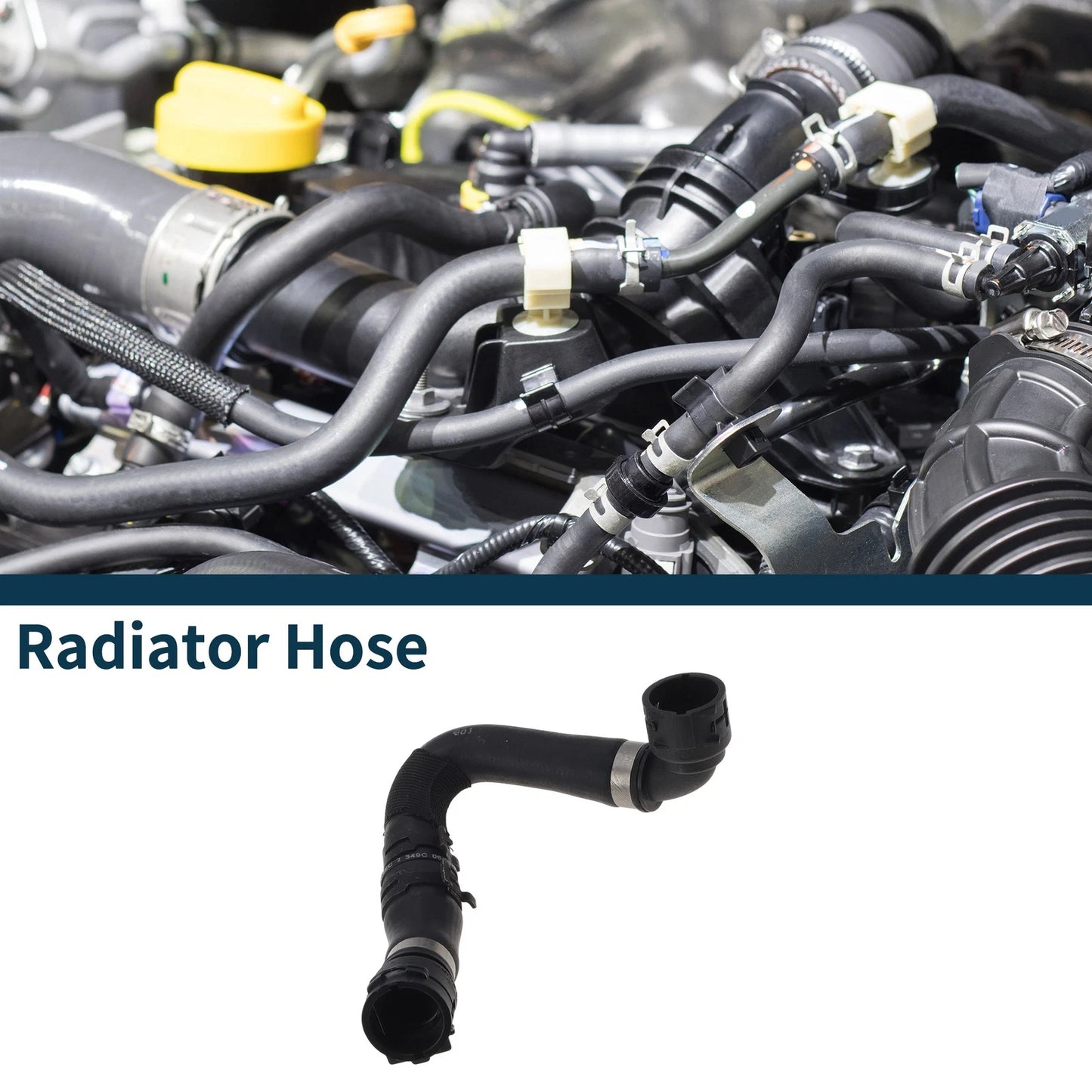 Radiator Hose No.4F0819375F for Audi A6 (2004–2011) Heating Water Pipe