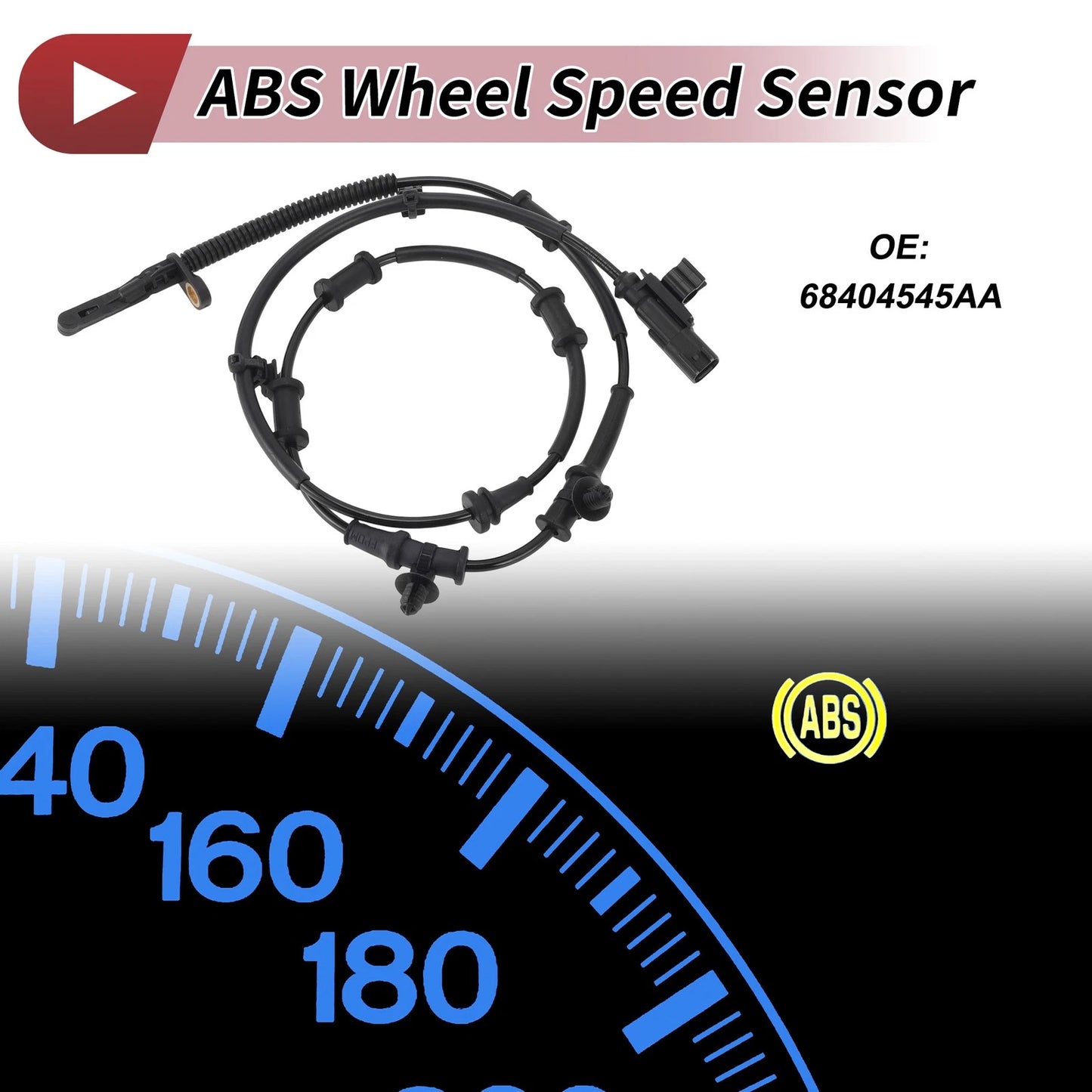 ABS Wheel Speed Sensor No. 68404545AA for Jeep Wrangler JL (2018–2023)