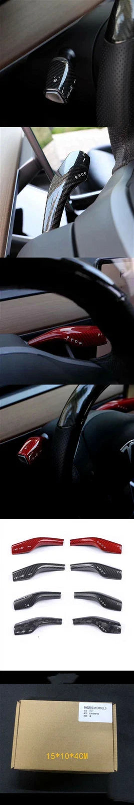 4 Colors Paddle Shift Trim Cover for Tesla Model 3/Y