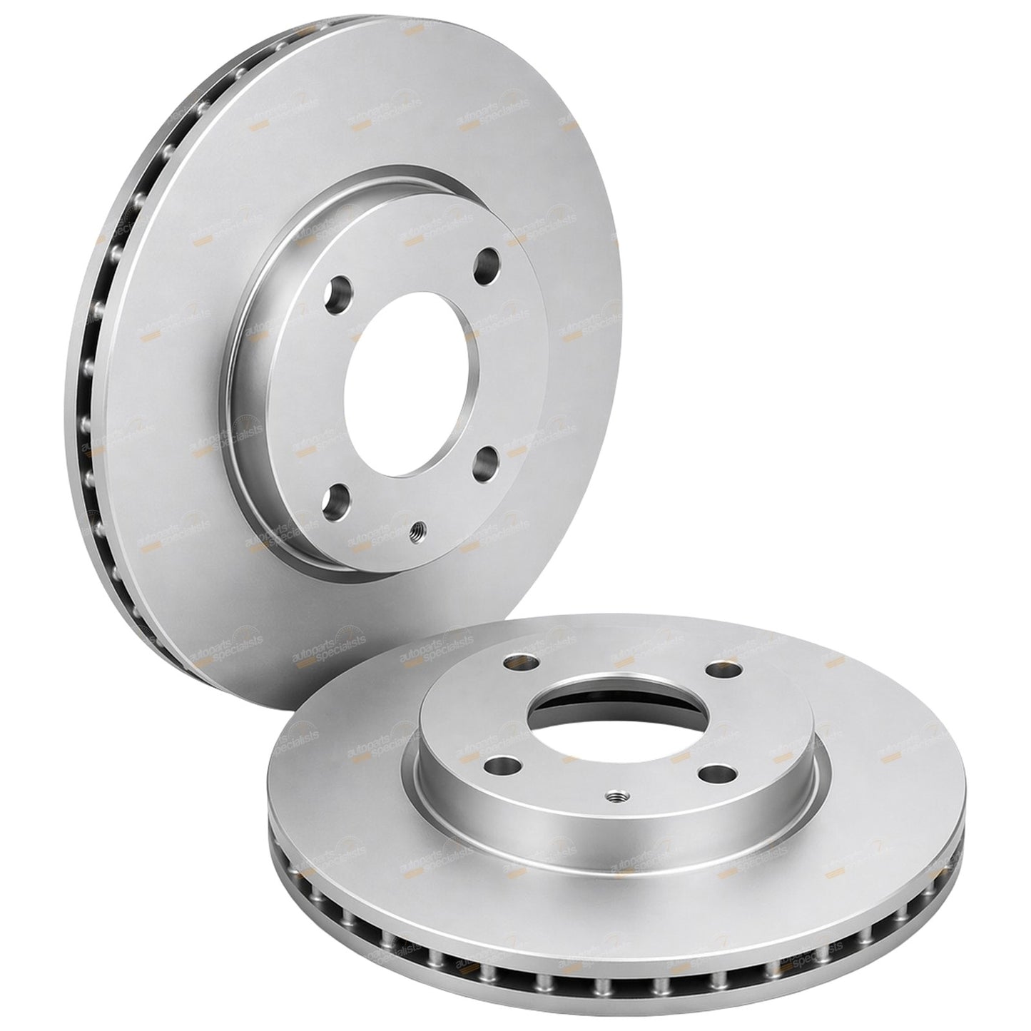 2x Front Disc Brake Rotors for Mazda 2 (2014–2025) FWD Hatchback Sedan