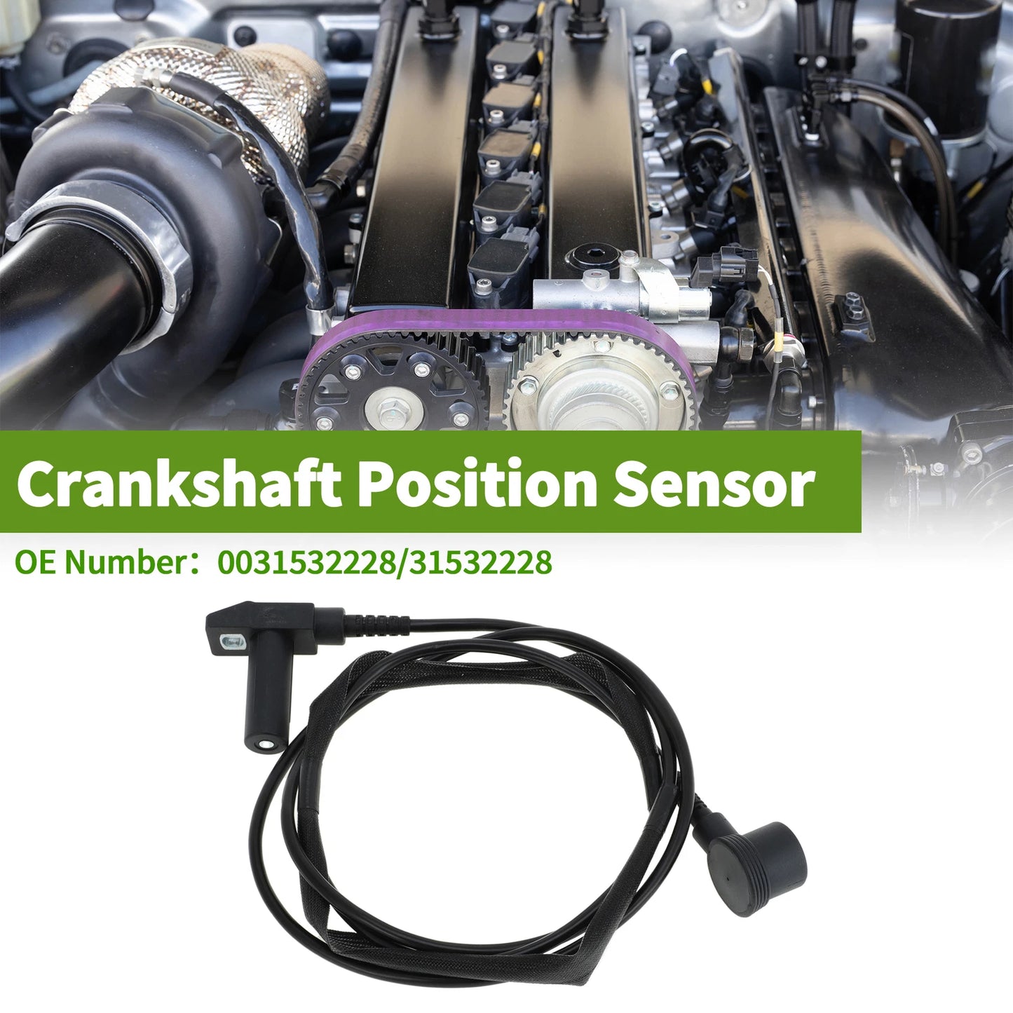 Crankshaft Position Sensor for Mercedes-Benz CL600 (1992–1999) No. 0031532228