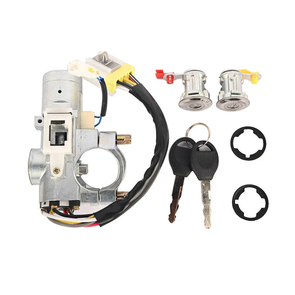 Ignition Switch Door Lock Cylinder & Keys for Nissan Xterra Frontier (00-04)