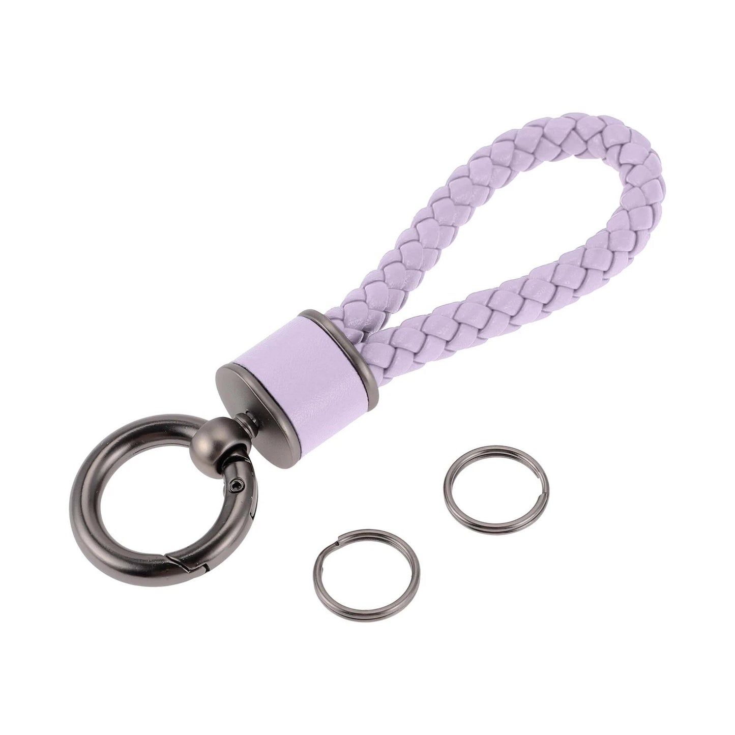 Car Keychain with Ring Light Purple (1 Pcs)
