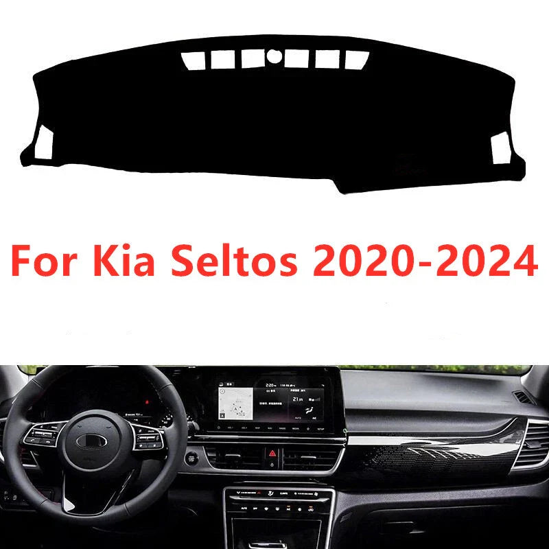 Dash Mat Sun Cover Pad for Kia Seltos (2020–2024)