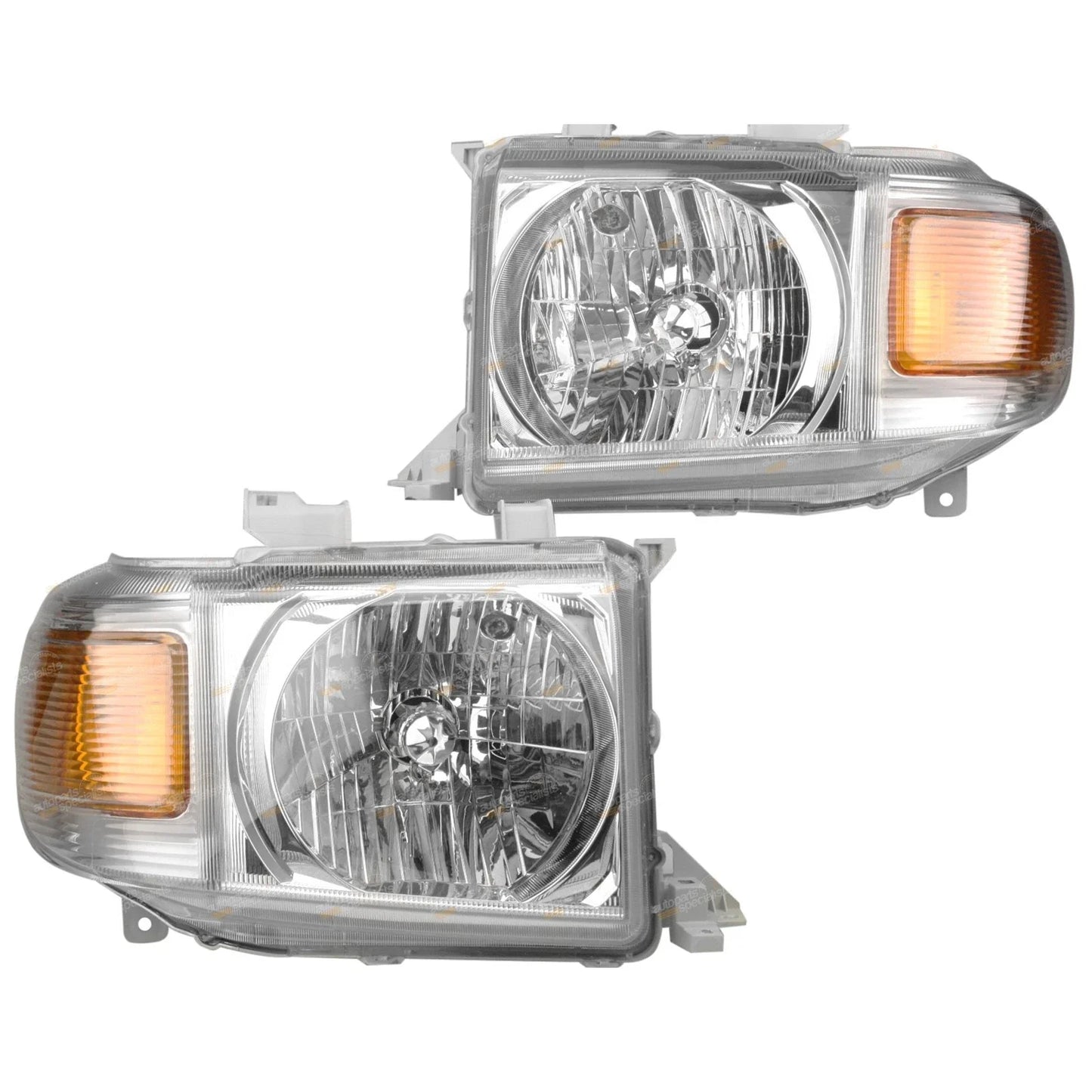 2 x LH+RH Headlights Pair for Toyota Landcruiser 70