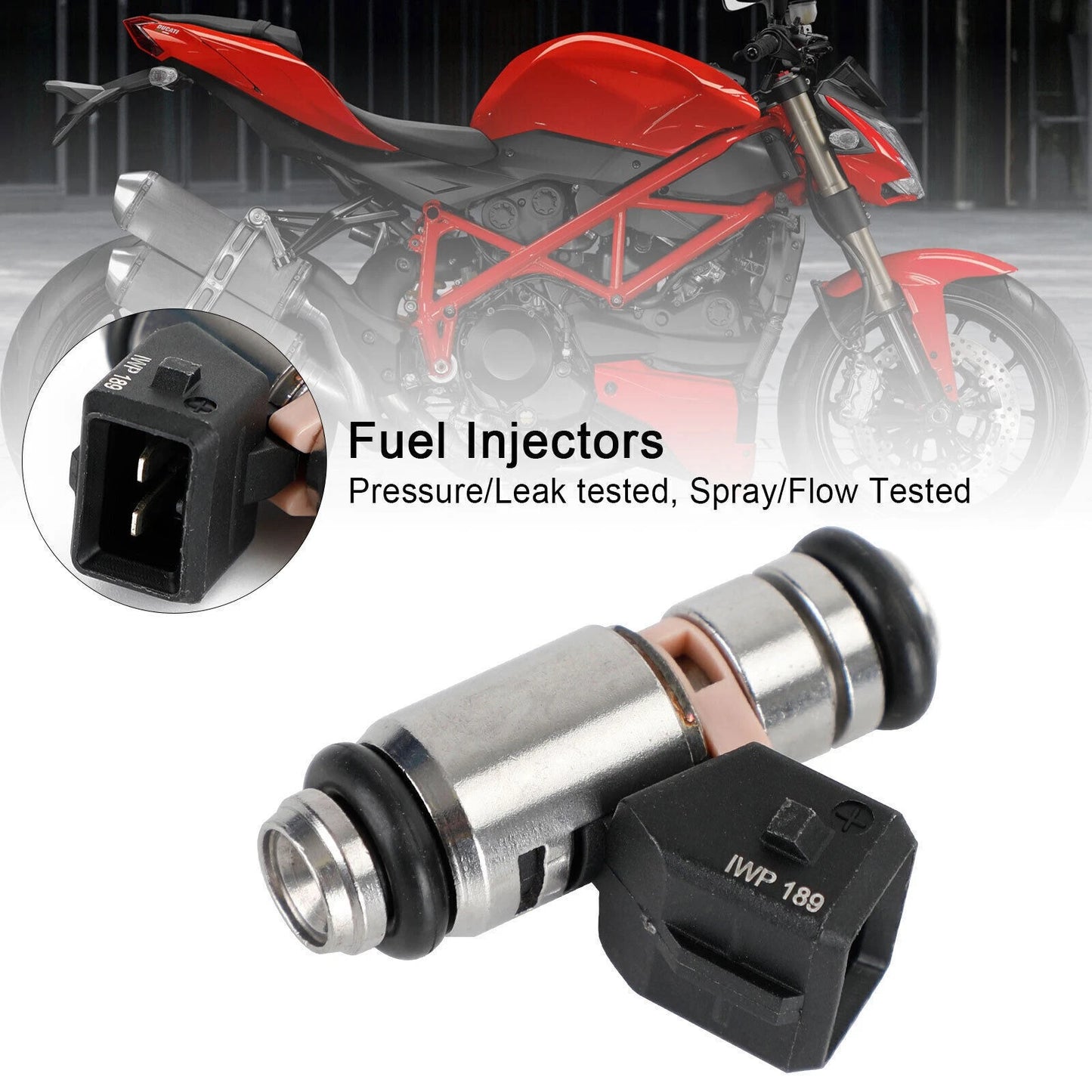 Fuel Injector IWP-189 for Ducati 848 1098 1198 Monster Streetfighter (2008–2015)