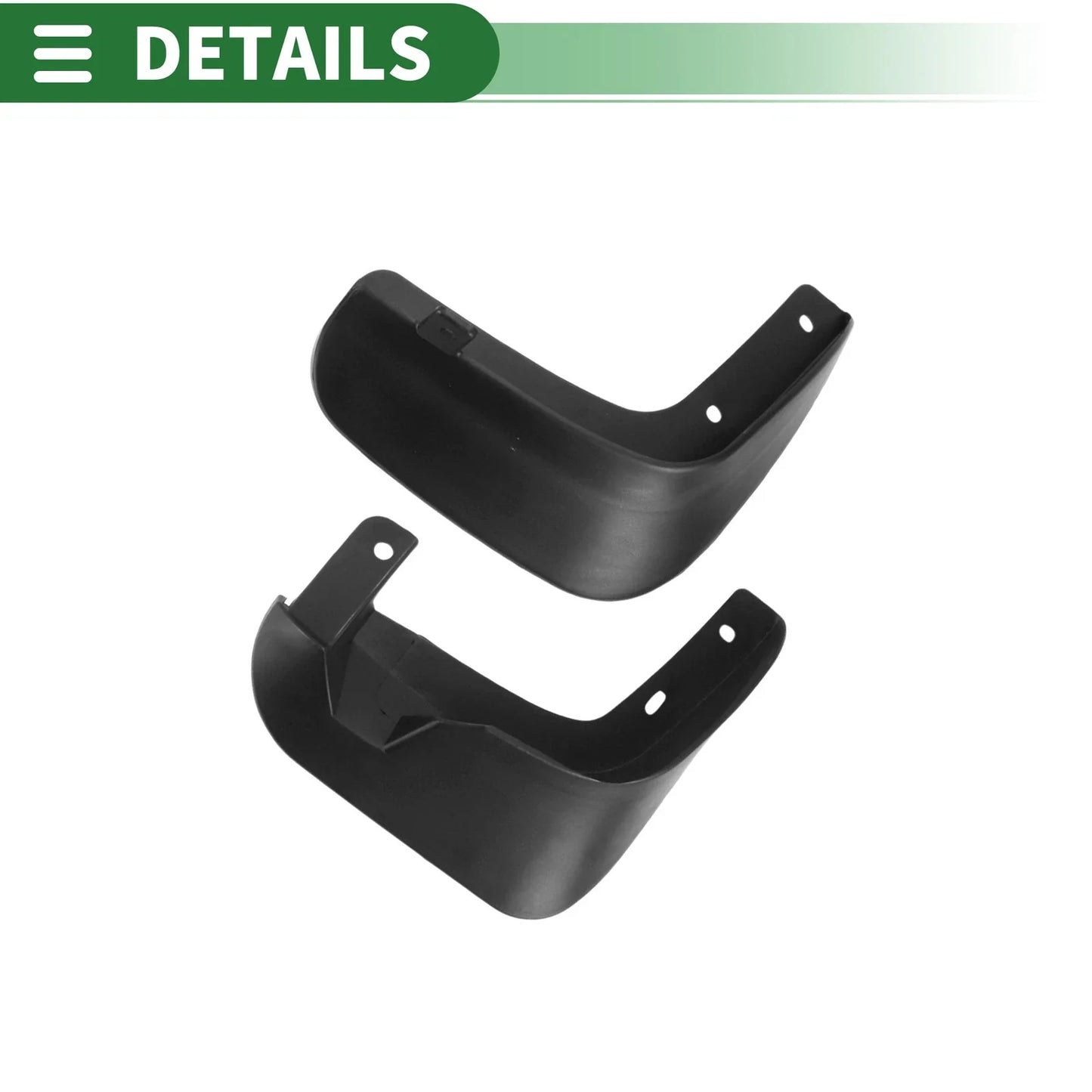 Mud Flaps Splash Guards for Chevrolet Lova (2006-2015) with Mount Accessories