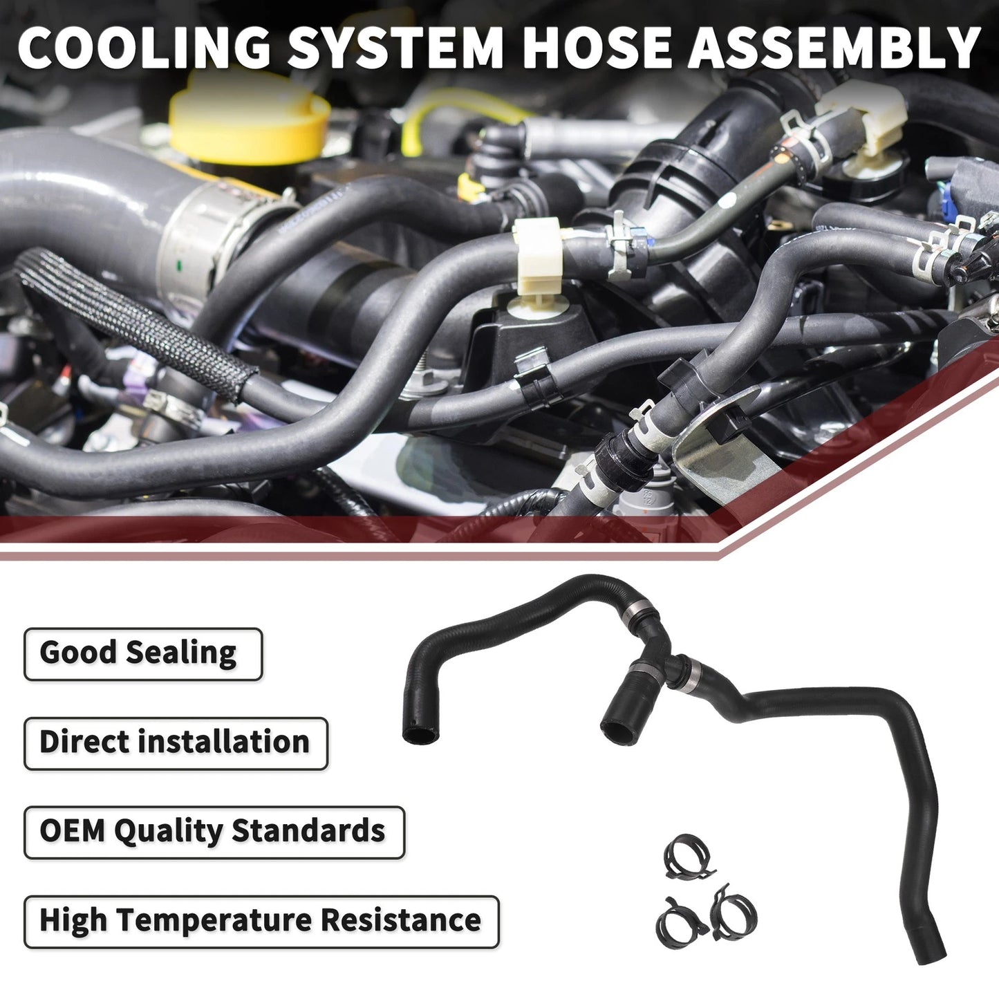 Cooling System Hose Assembly for Ford C-Max (2007–2010) No. 7M518274JC