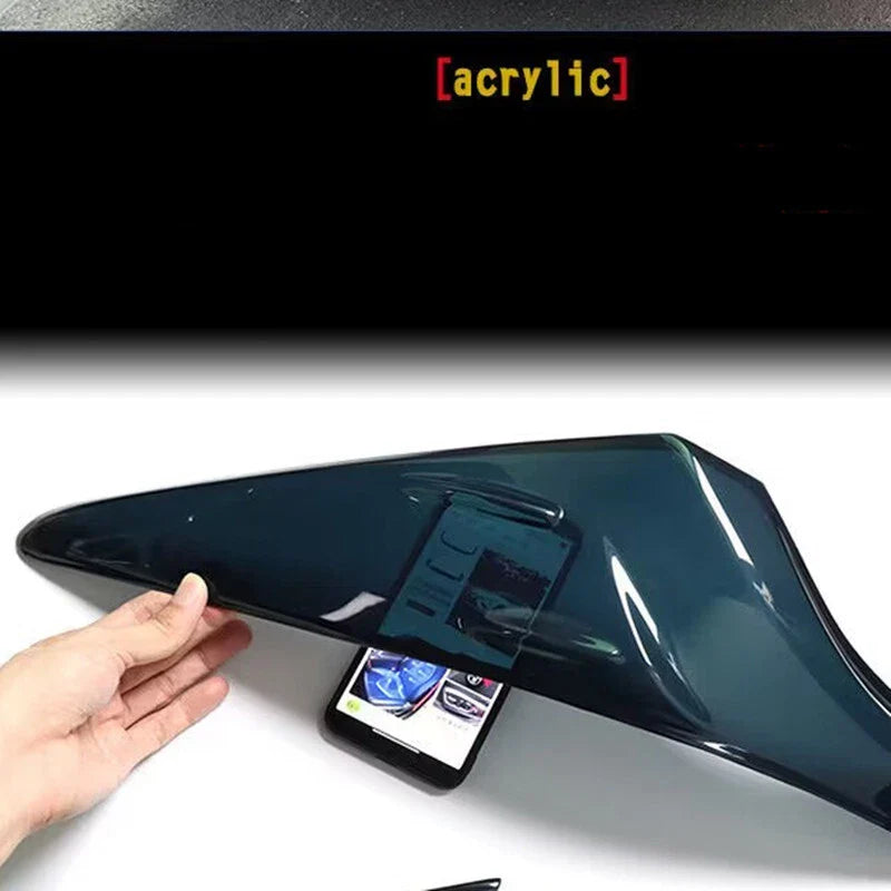 4X Smoky Black Rear Tail Light Lamp Cover Trim Decor for Toyota Camry (2018–2022)
