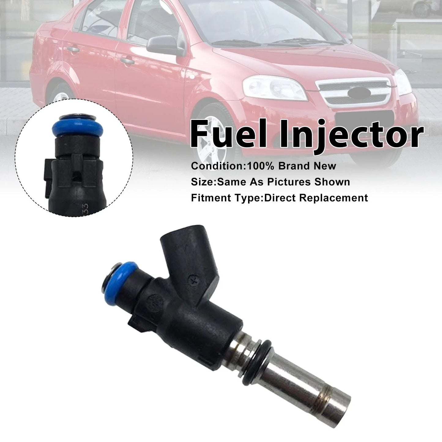 Fuel Injector for Chevrolet Aveo (2009–2011) & Pontiac G3 (2009–2010) 25380933