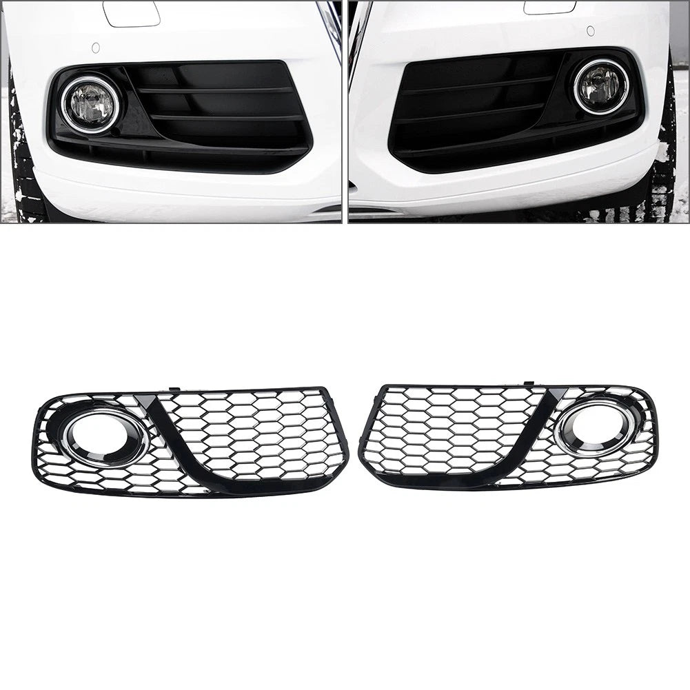 Front Bumper Fog Light Grille Cover Bezel for Audi Q5 (2018–2020)