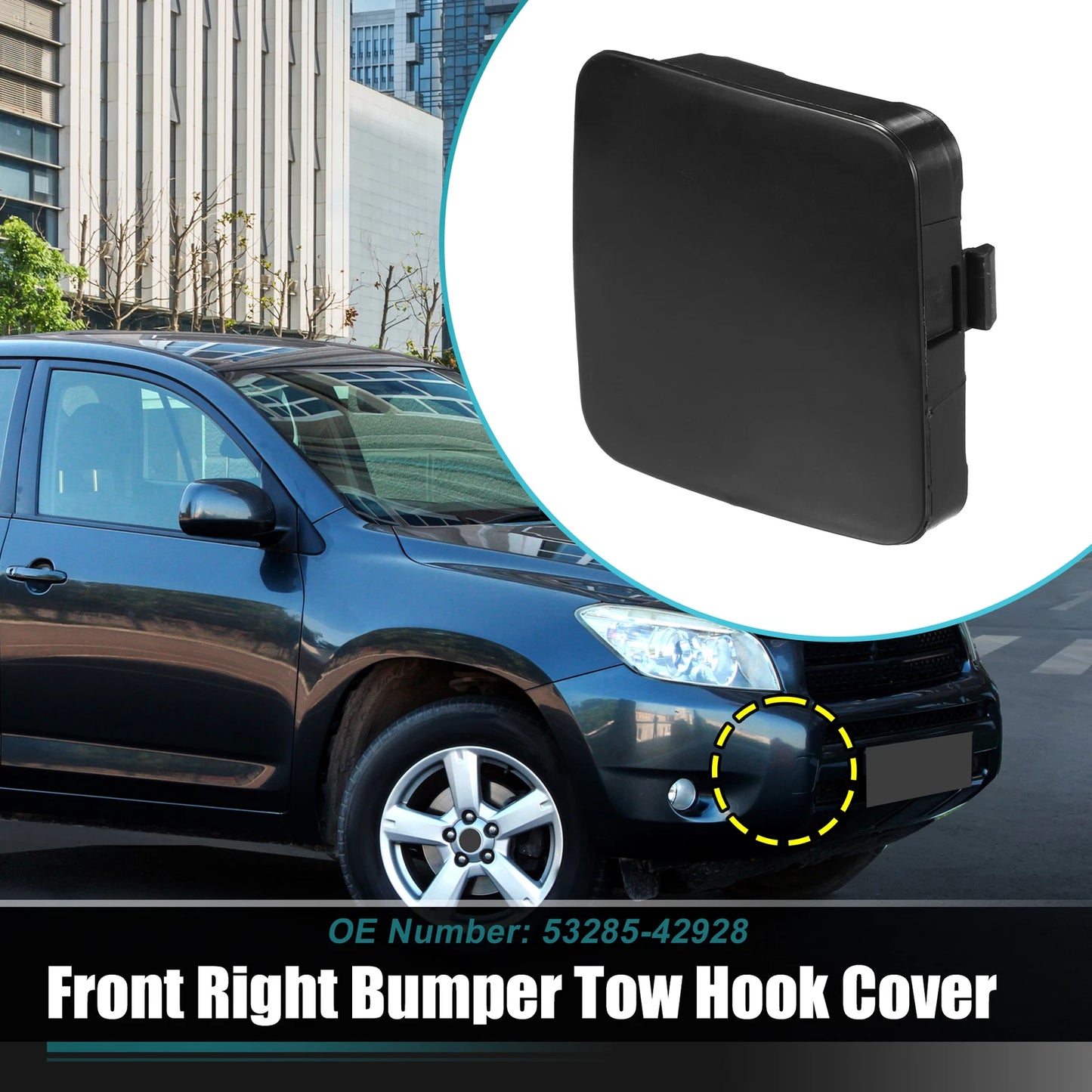 Tow Hook Cap for Toyota (No. 5328542927) (Unpainted)