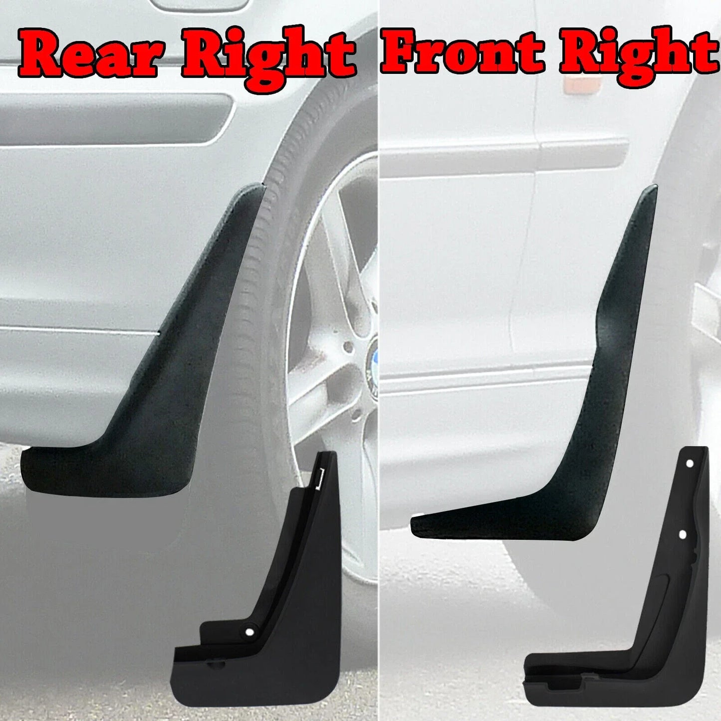 Genuine Splash Guards Mud Flaps for BMW 3 Series E46 (1998–2006)