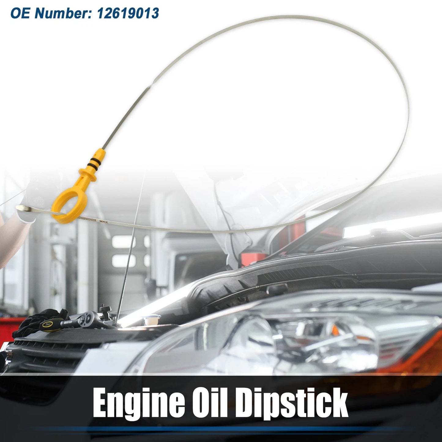 Engine Oil Level Indicator Dipstick for Chevrolet Silverado 1500 (No. 12619013)