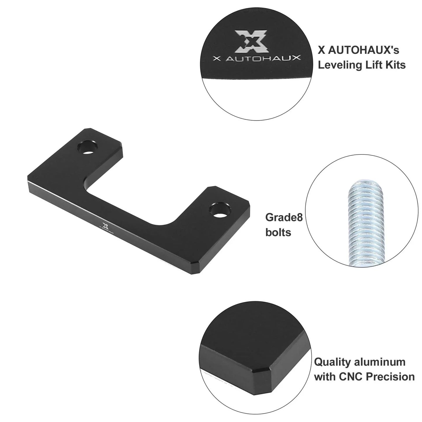 0.5 in Front Leveling Lift Kit Spacer for Chevy Silverado 1500 (2007-2019)