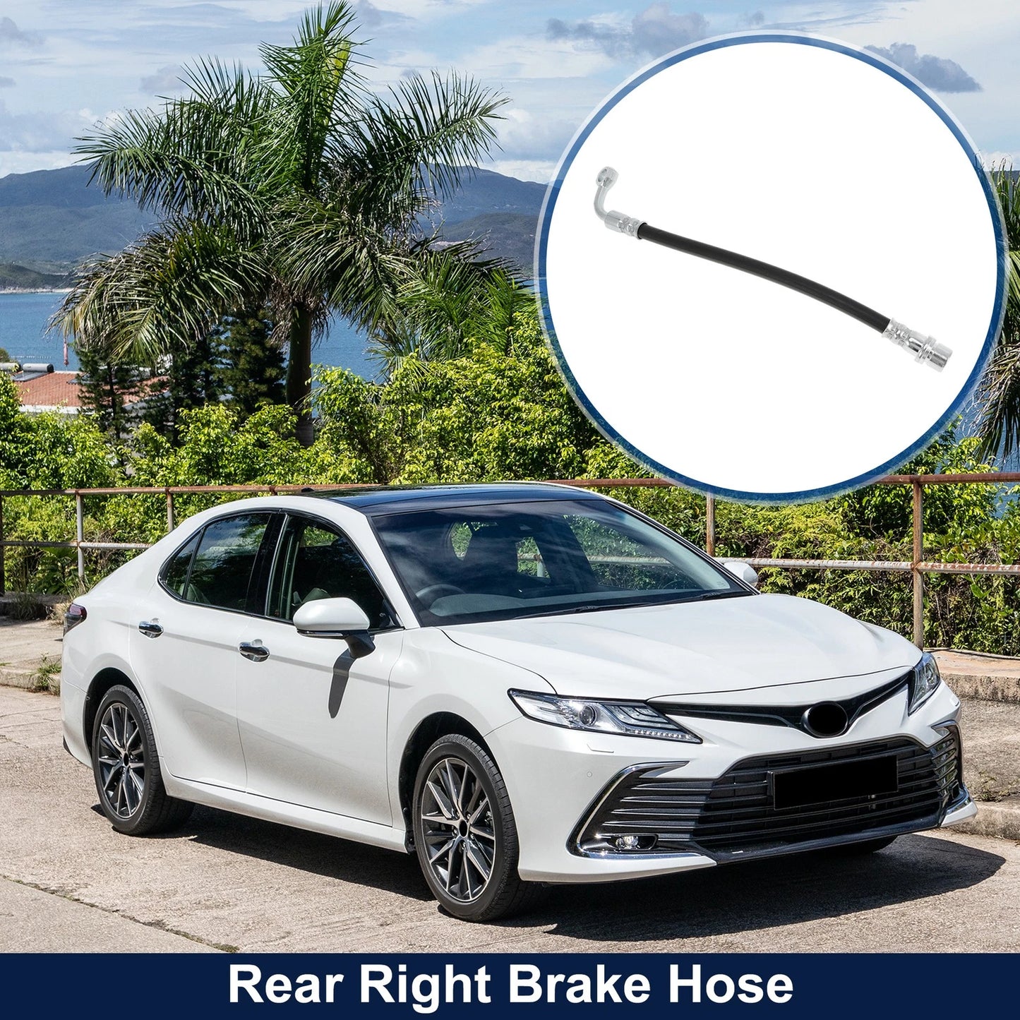 Rear Right Brake Hose for Toyota Camry (2007–2011) No. 90947-02F23