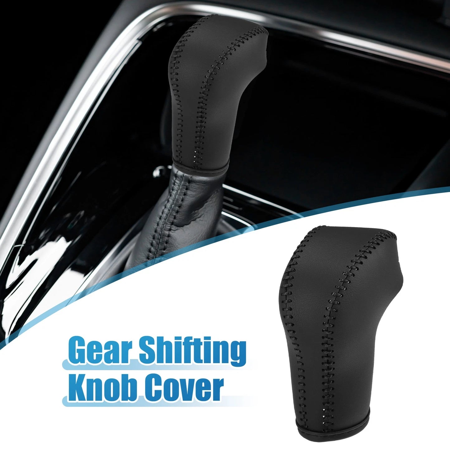 Gear Shifting Knob Cover for Porsche Cayenne (2003–2010) Black