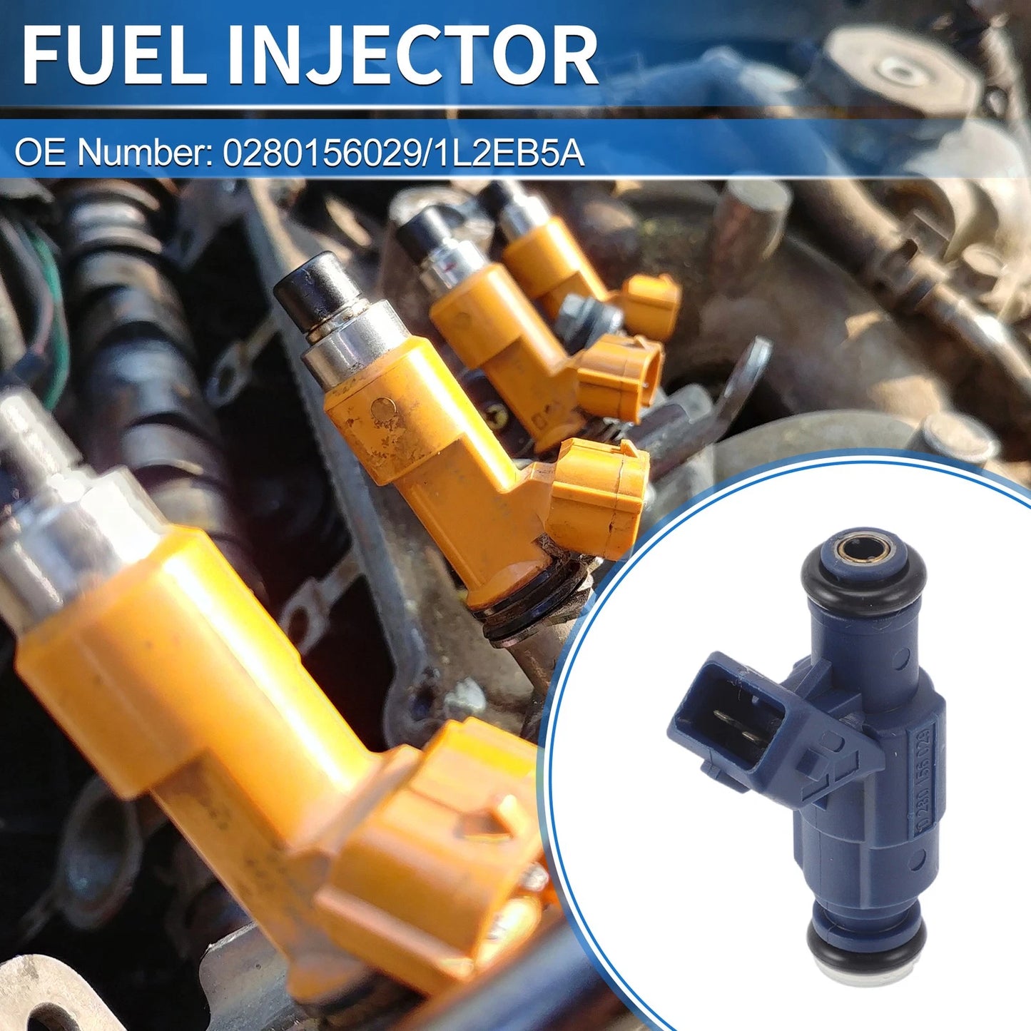 1Pc Fuel Injector No.0280156029 for Ford Explorer Sport Trac Ranger
