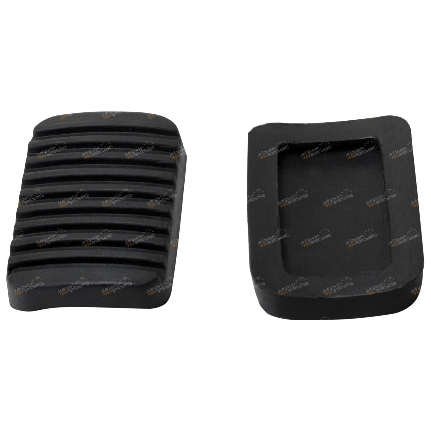 Set of 2 Brake & Clutch Pedal Rubber Pads for Landcruiser 40 Series (1958–1984)