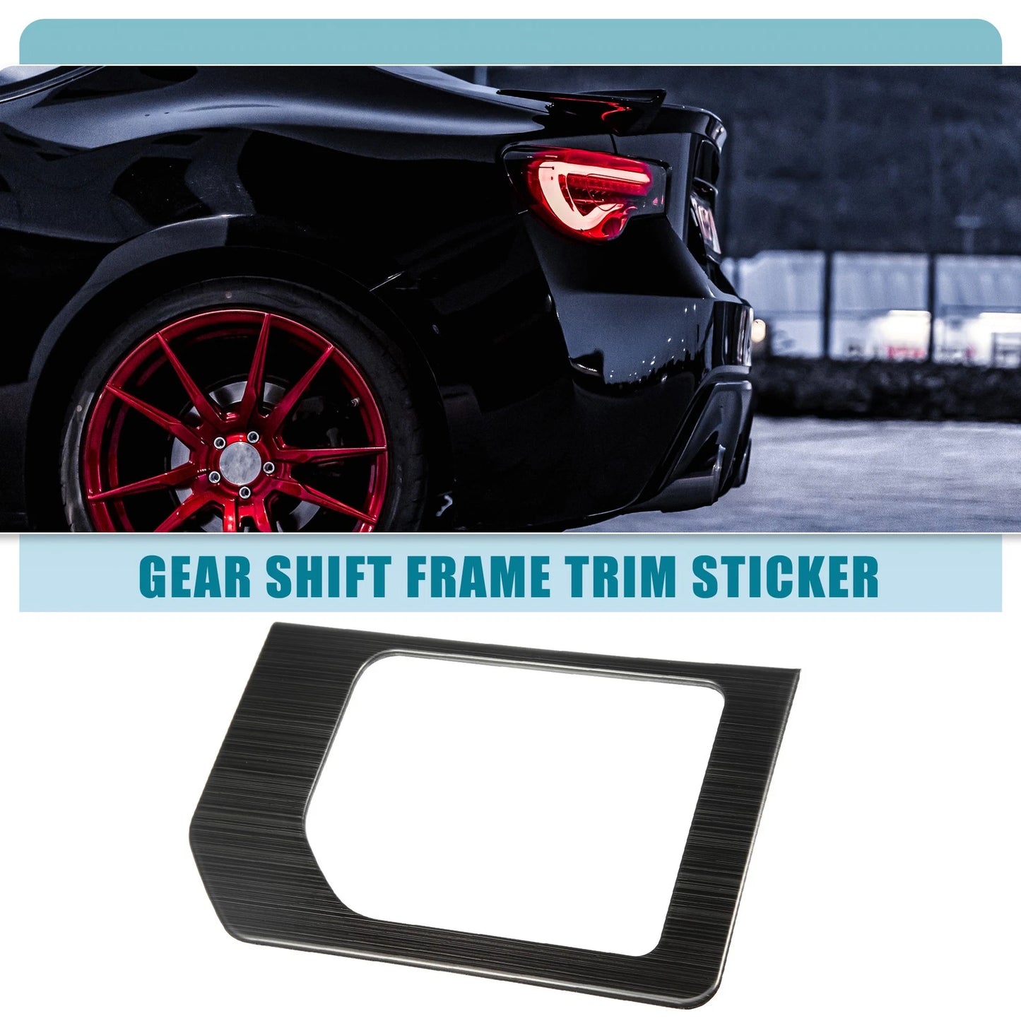 Gear Shift Frame Trim Sticker for Toyota Tundra (2014–2021) Black