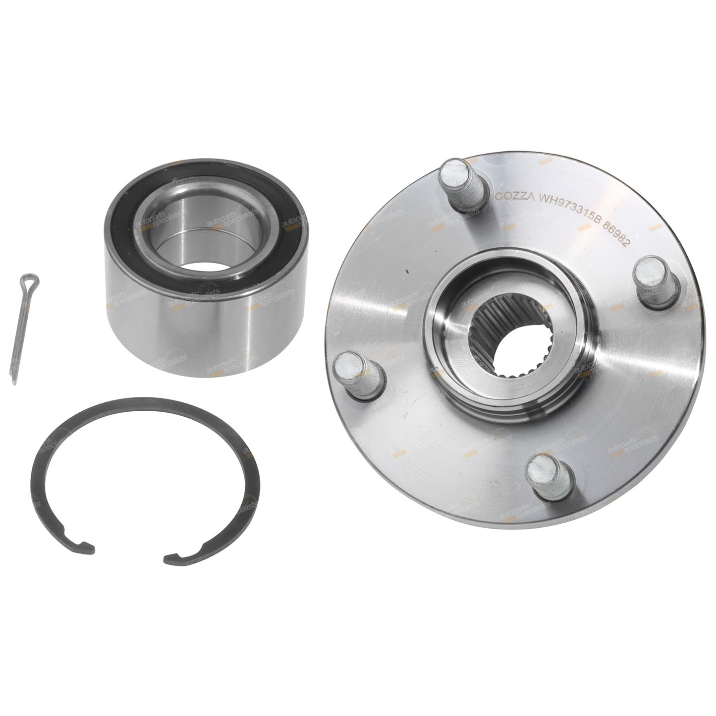 Front Hub & Wheel Bearing Kit for Toyota Prius (2001–2003)