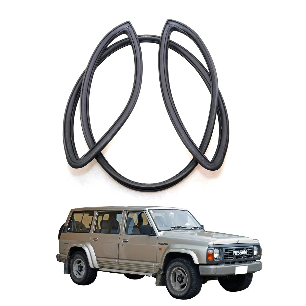 Windshield Weatherstrip Seal for Nissan Patrol Safari Y60 GQ (1987–1997)