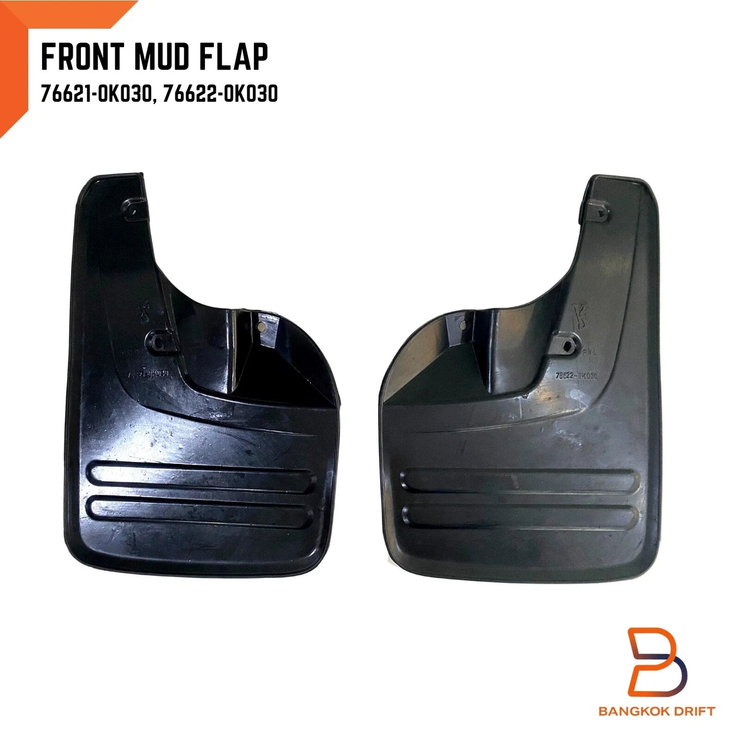 Black Rubber Front Mud Flap Splash Guard for Toyota Hilux Vigo Fortuner (05-14)