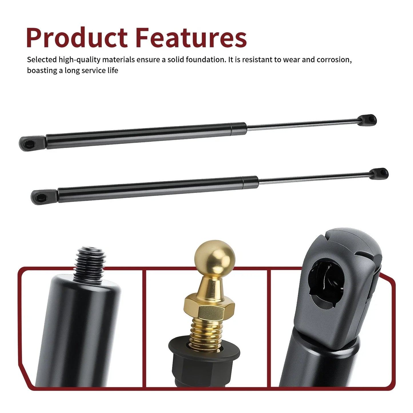 Windshield Lift Support & Strut Ball End for Polaris Ranger XP 900 (2010–2014)