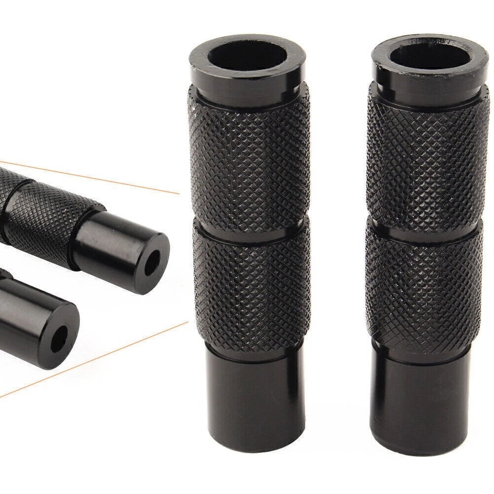 Handlebar Grips & End Caps for Universal Motorcycle (0.5in/12.7MM) - Blue