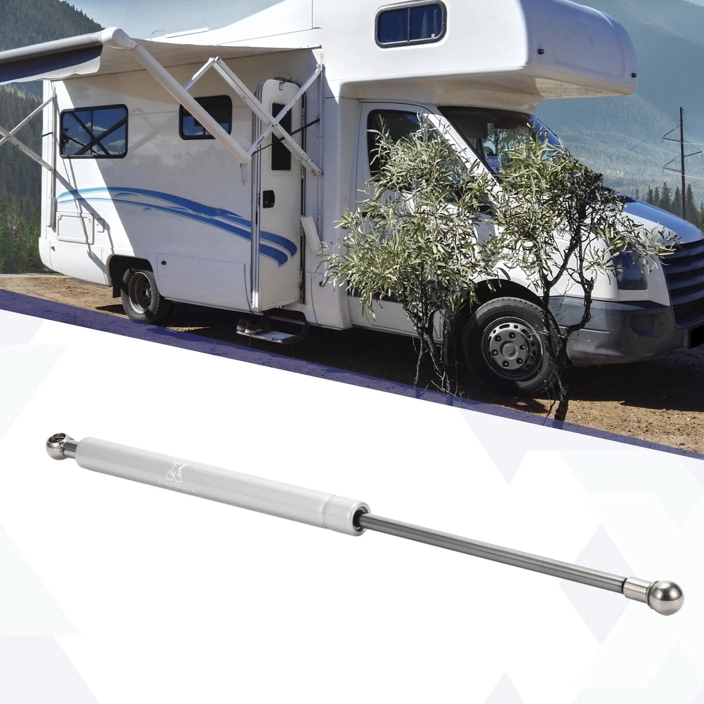 1 Pc Lift Support Strut Gas Spring for RV (16 Inch, 89Lbs/400N)