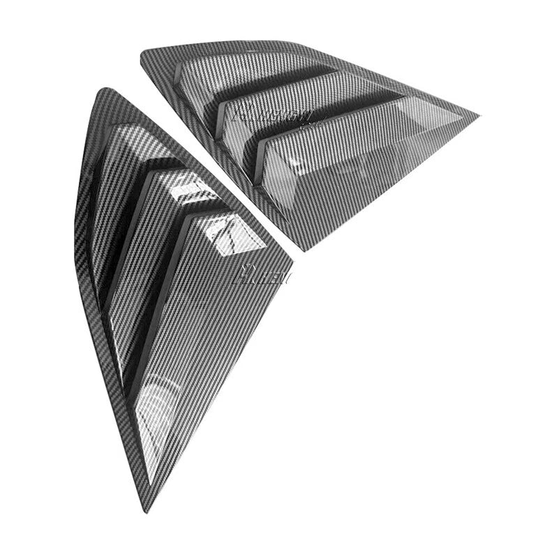 Carbon Fiber Rear Window Louver Shutter Cover for Hyundai Tucson (2015–2021)